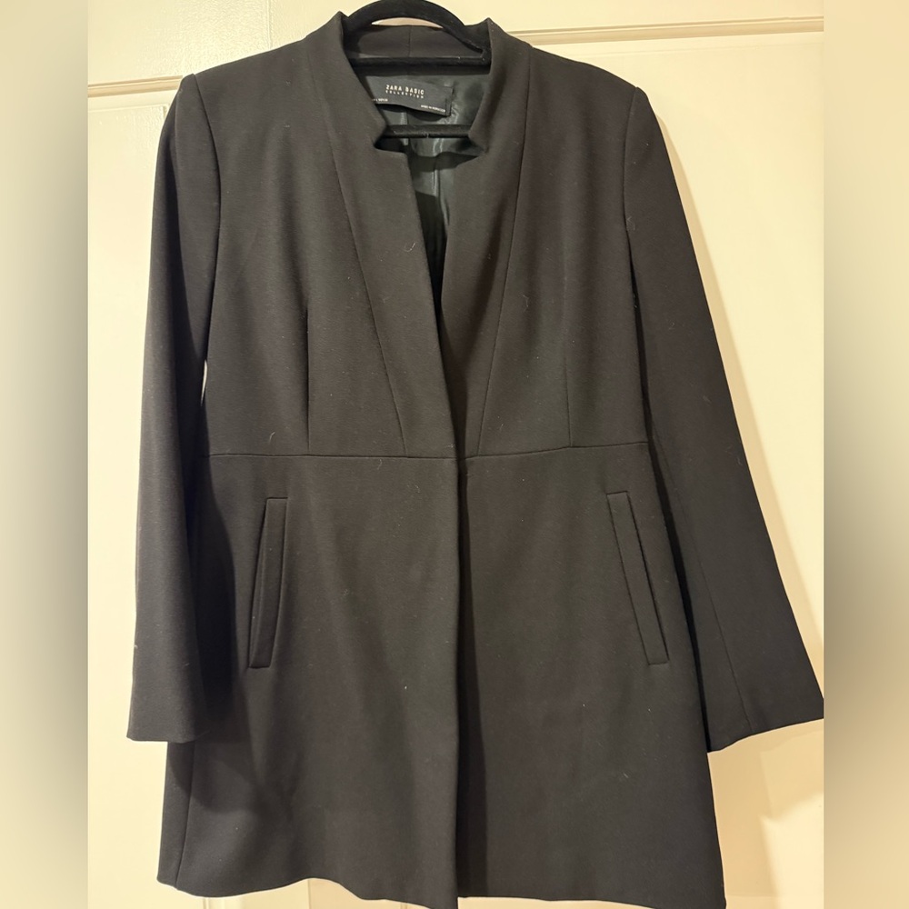 Zara Basic Collection Black Blazer Jacket - image 1